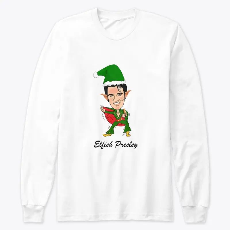 Elfish Presley Christmas T-Shirt