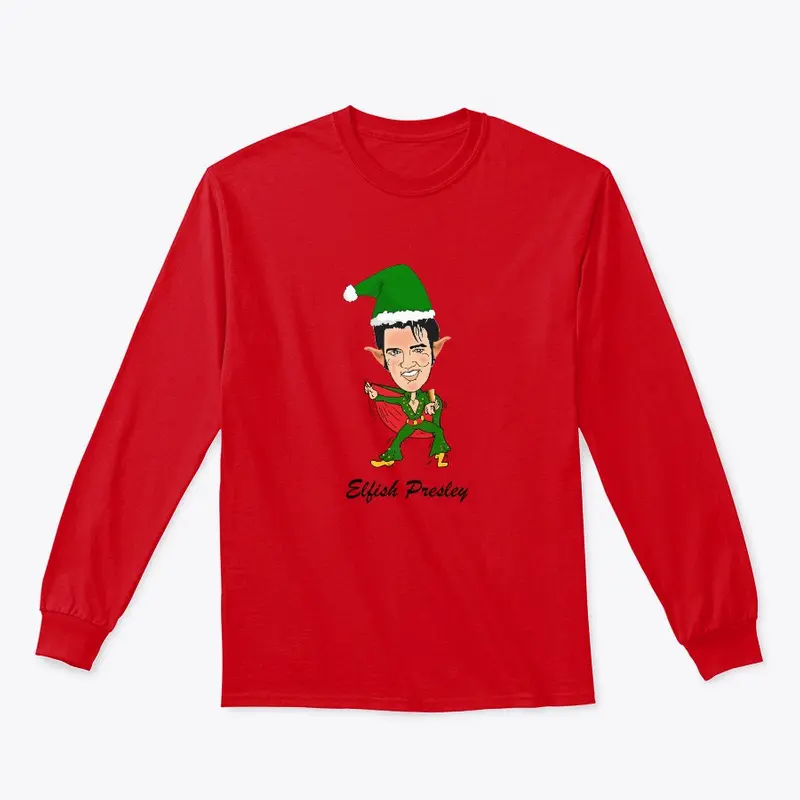 Elfish Presley Christmas T-Shirt